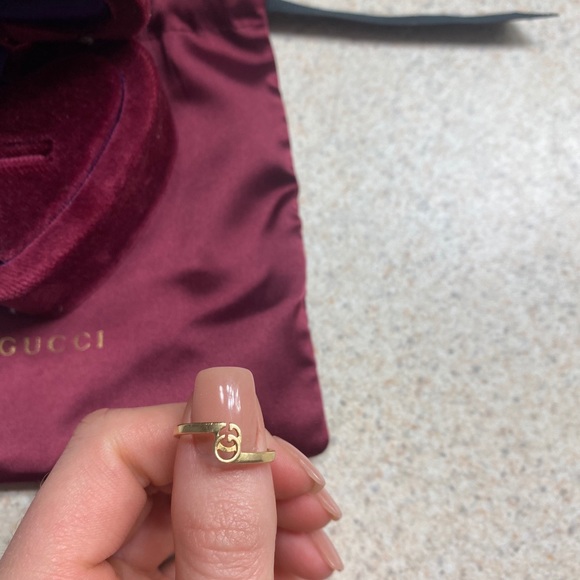 GG running ring in yellow gold - Picture 2 of 5